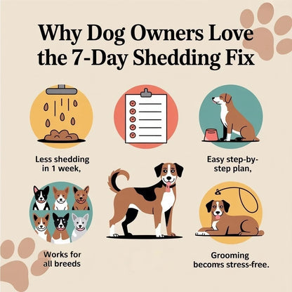 Reduce Dog Shedding in 7 Days (Digital Guide + Printable Checklist)